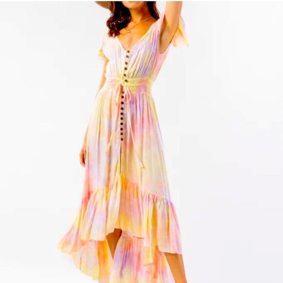NWT MSRP$120 TIARE HAWAII New Moon Maxi Dress One Size - Picture 1 of 6